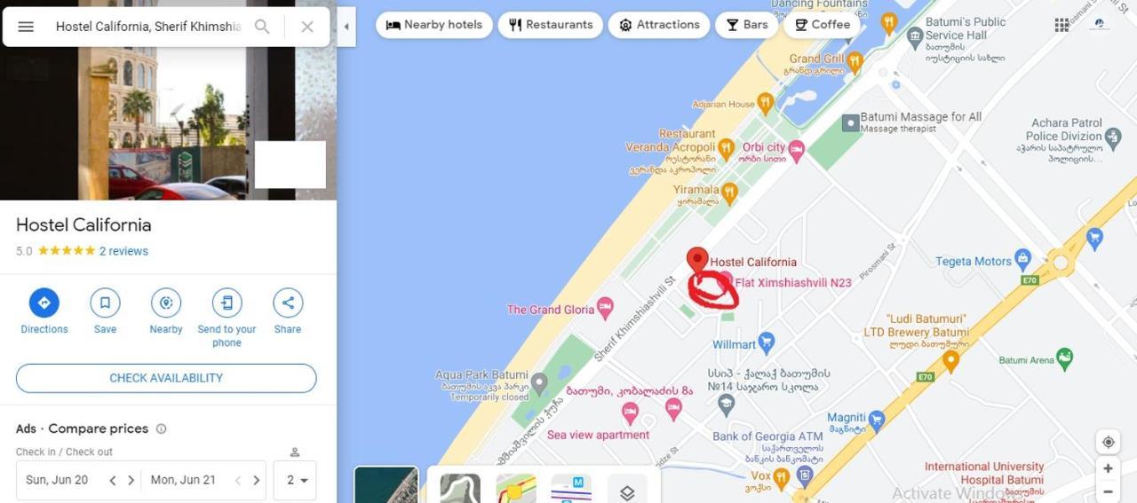 Hostel California Batumi Kültér fotó